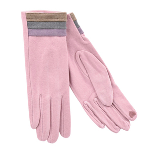 Gloves for women Verde 02-606 pink